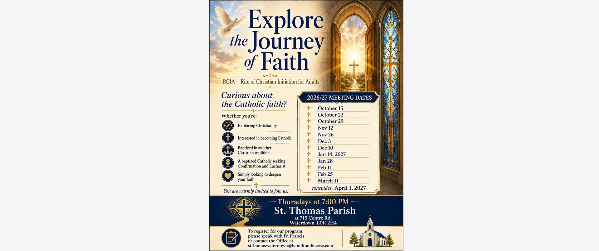 Explore the journey faith